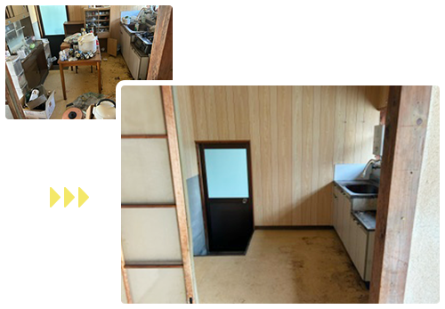 2DK借家の遺品整理